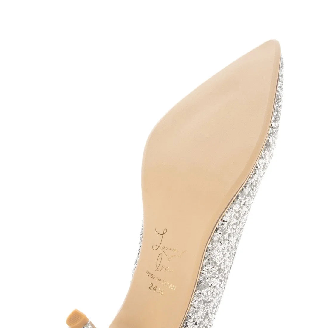 日本製 Launa Lea Rich 7cm Gold Line閃鑽高跟鞋 (80001A) (銀色 Z / Silver Z)