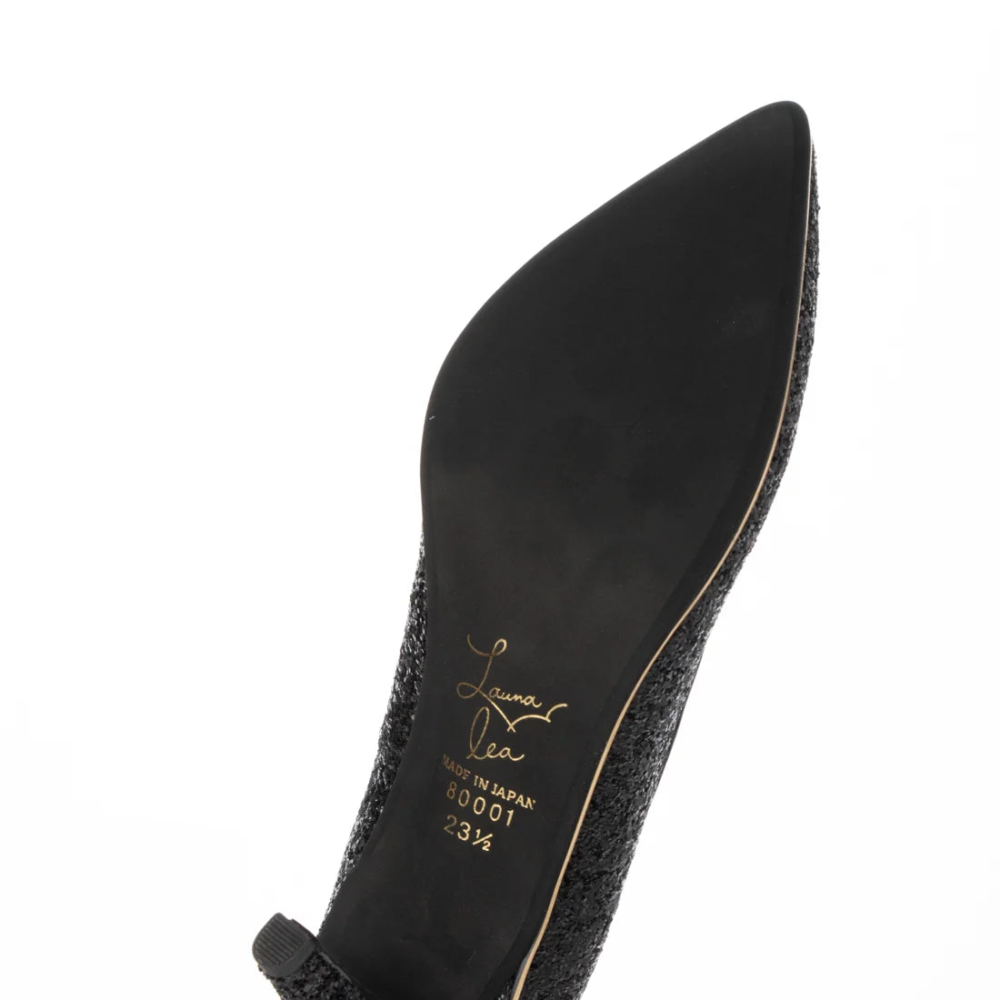 日本製 Launa Lea Rich 7cm Gold Line閃鑽高跟鞋 (80001A) (黑色 Z / Black Z)
