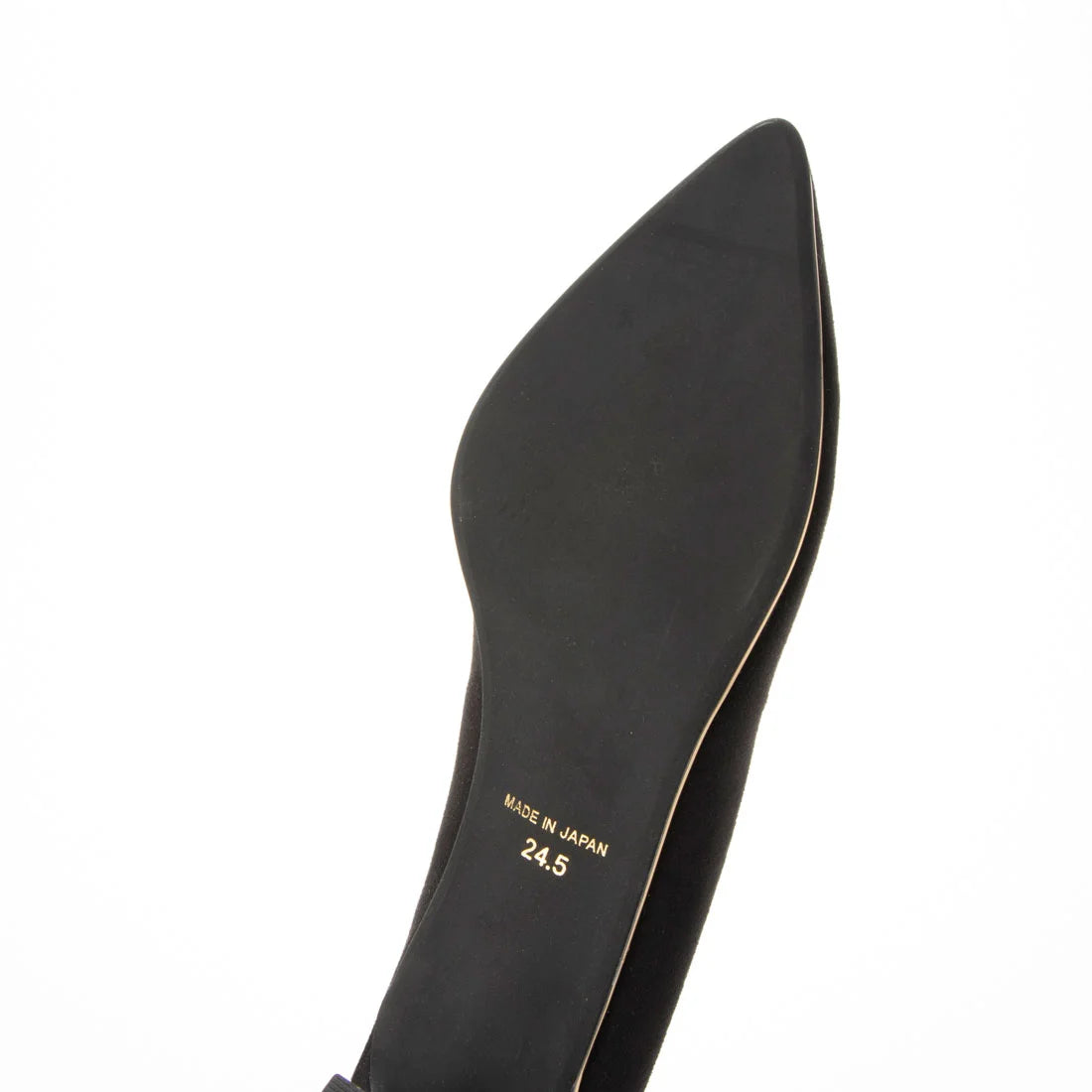 日本製 Launa Lea Rich 5cm Gold Line高跟鞋 (80009) (黑色 S / Black S)