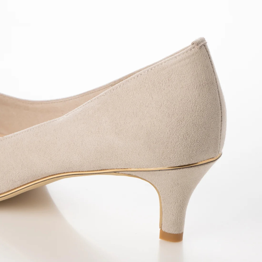 日本製 Launa Lea Rich 5cm Gold Line高跟鞋 (80009D) (L 米色 S / L Beige S)