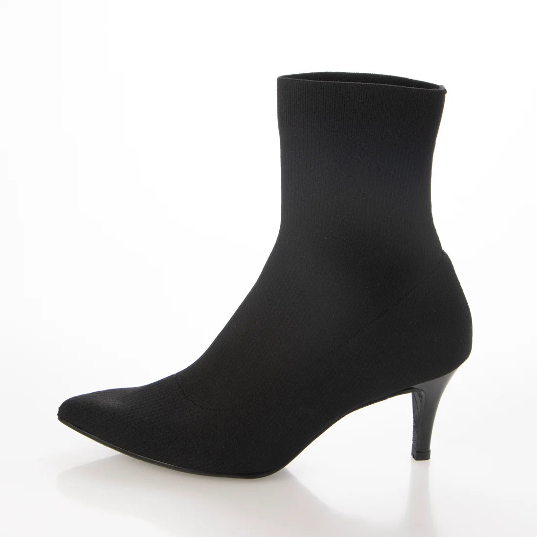 日本製 Launa lea 針織尖頭短靴 (0543) (Black Z)