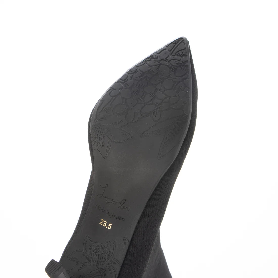 日本製 Launa lea 針織尖頭短靴 (0543) (Black Z)