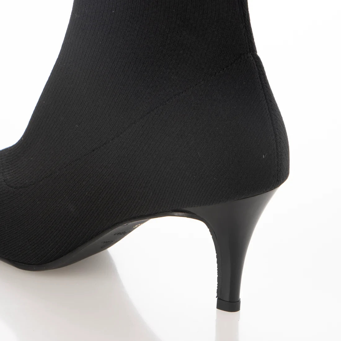 日本製 Launa lea 針織尖頭短靴 (0543) (Black Z)