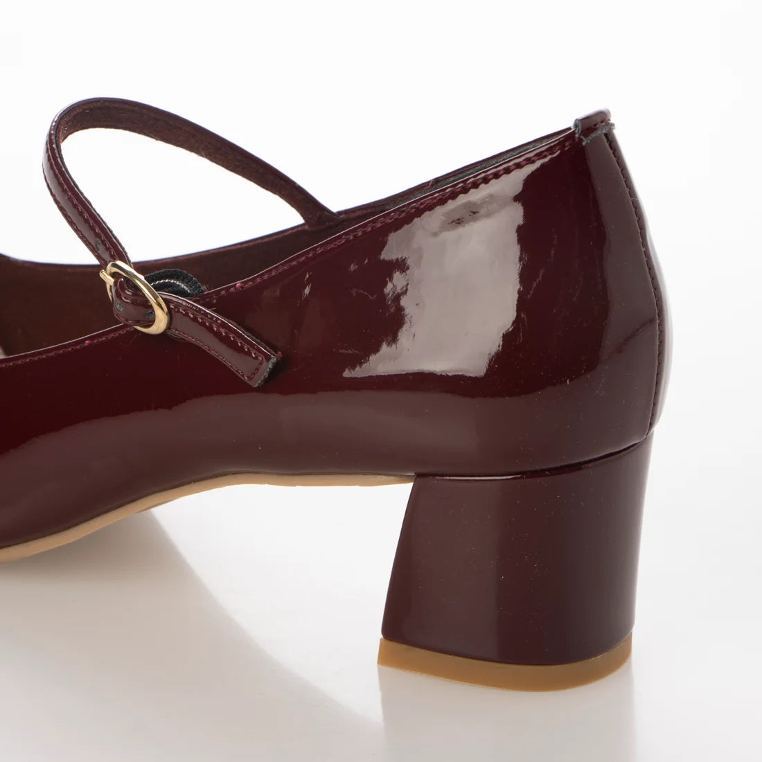 日本製 Launa lea Square 至 Mary Jane 高跟鞋 (0533)(Bordeaux E)