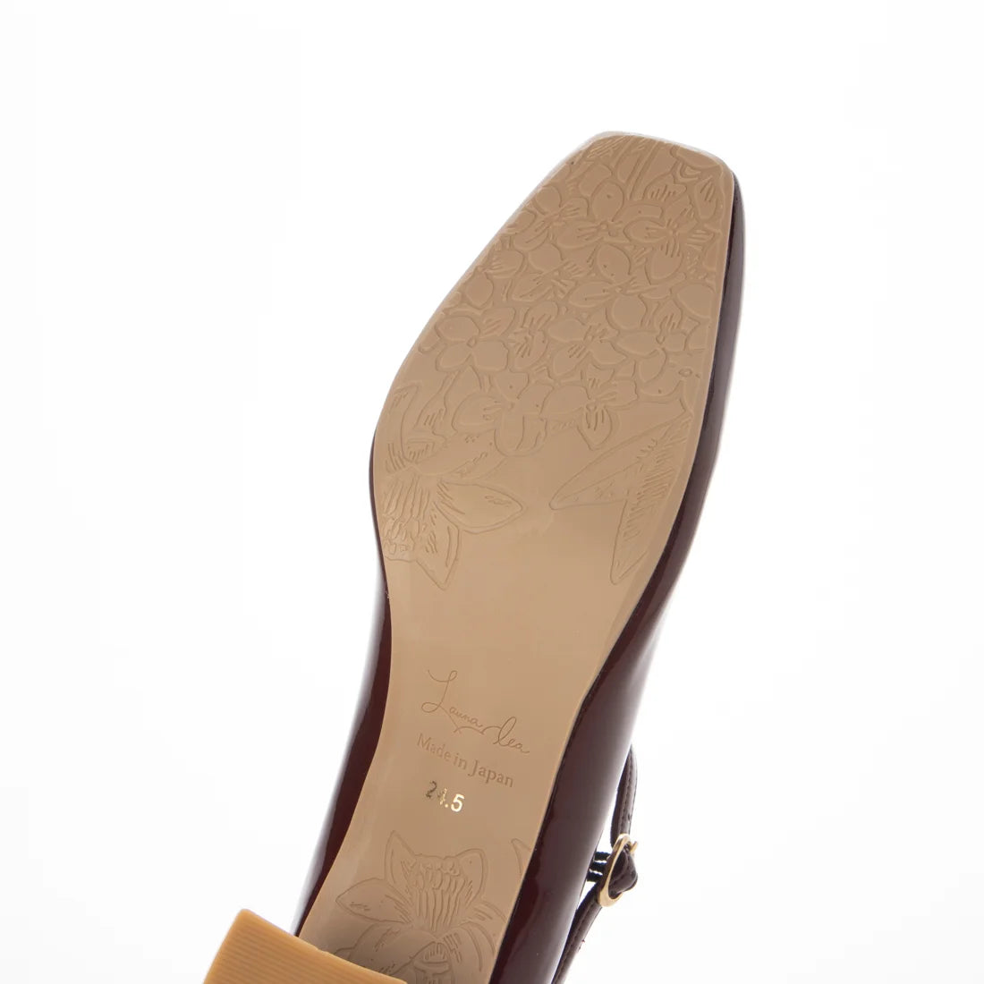 日本製 Launa lea Square 至 Mary Jane 高跟鞋 (0533)(Bordeaux E)