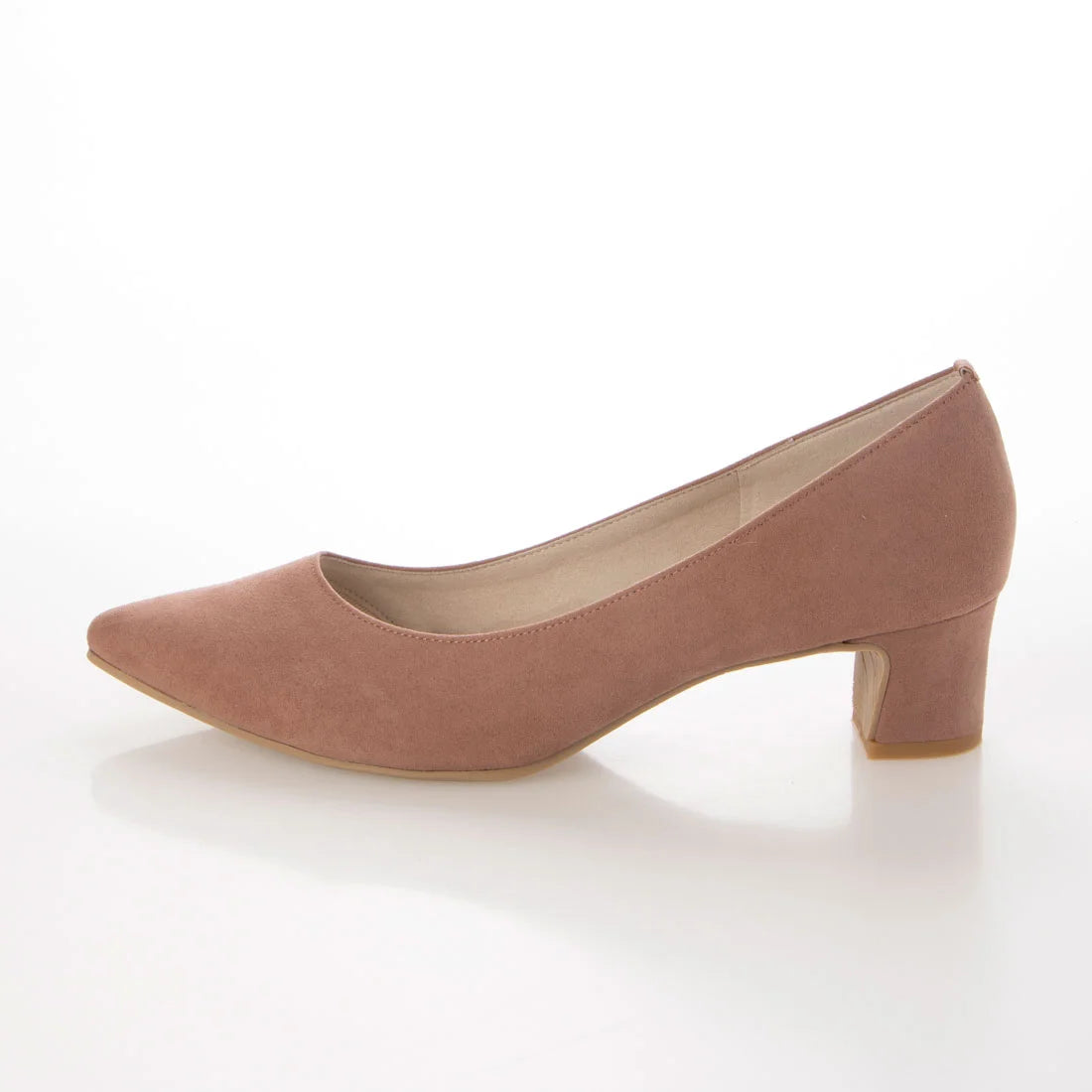 日本製 Launa lea 厚跟淺口鞋 (0486)(PK beige S)