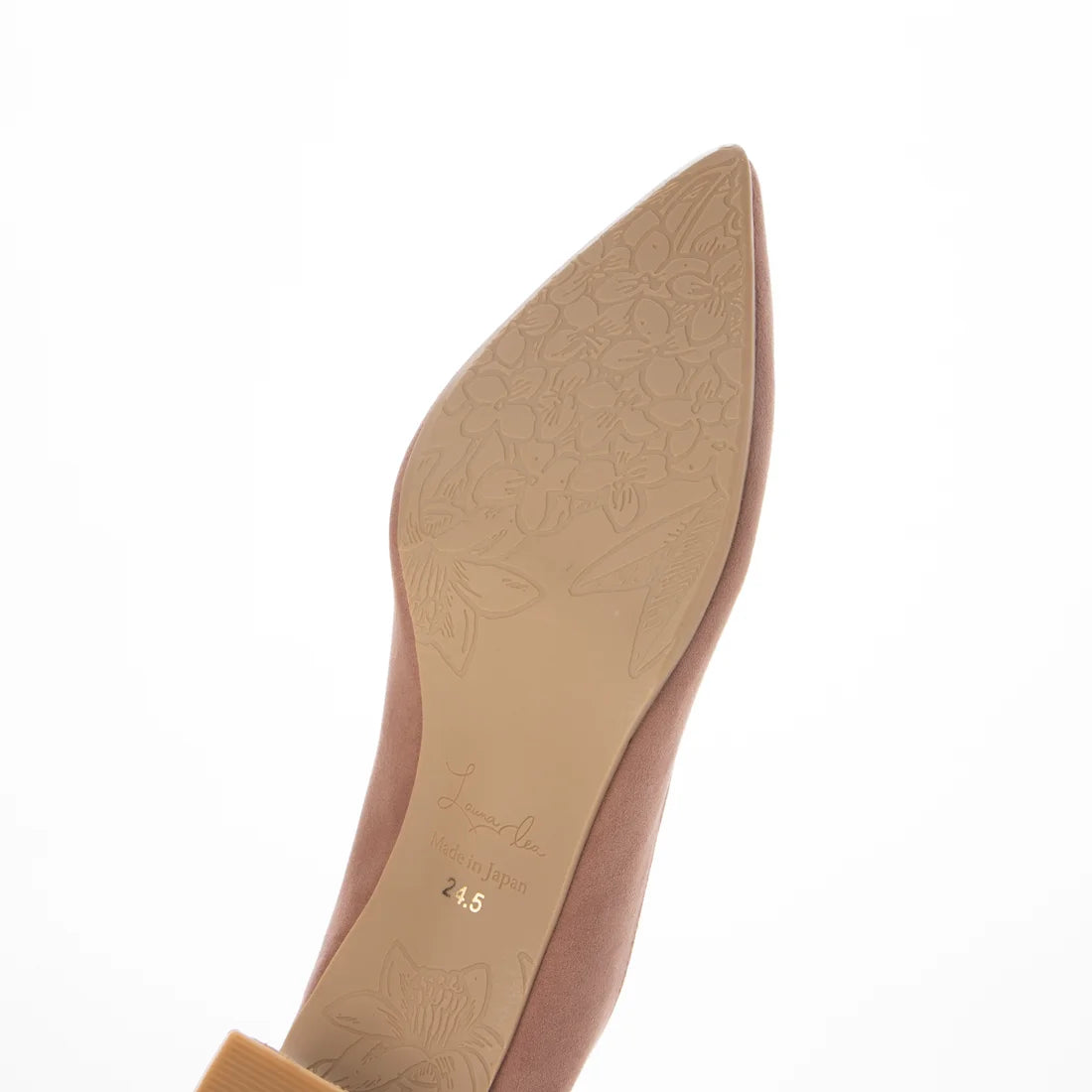 日本製 Launa lea 厚跟淺口鞋 (0486)(PK beige S)