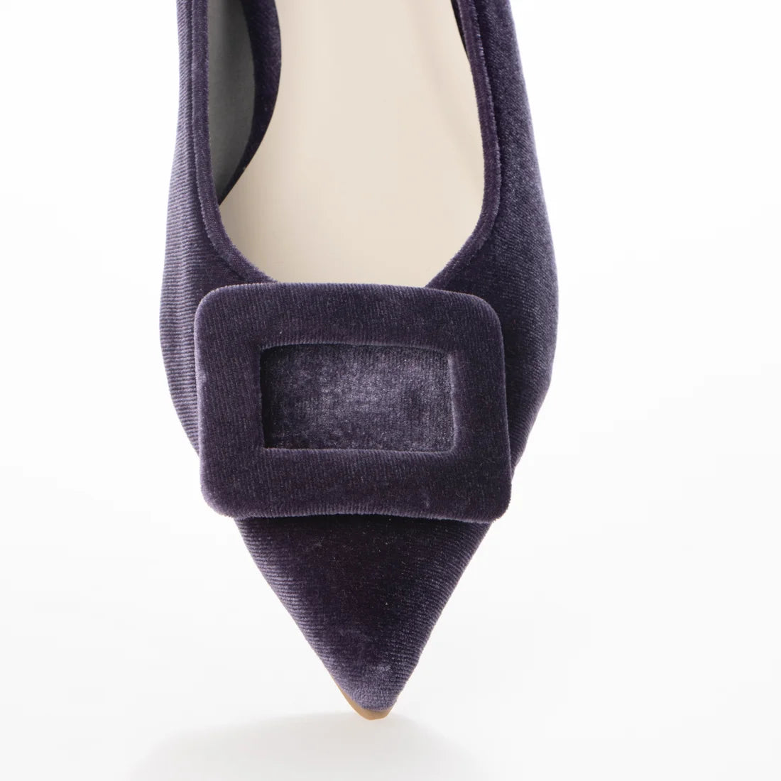 日本製Launa lea 帶扣尖頭高跟鞋 (459A) (Purple Z)(パープルZ)