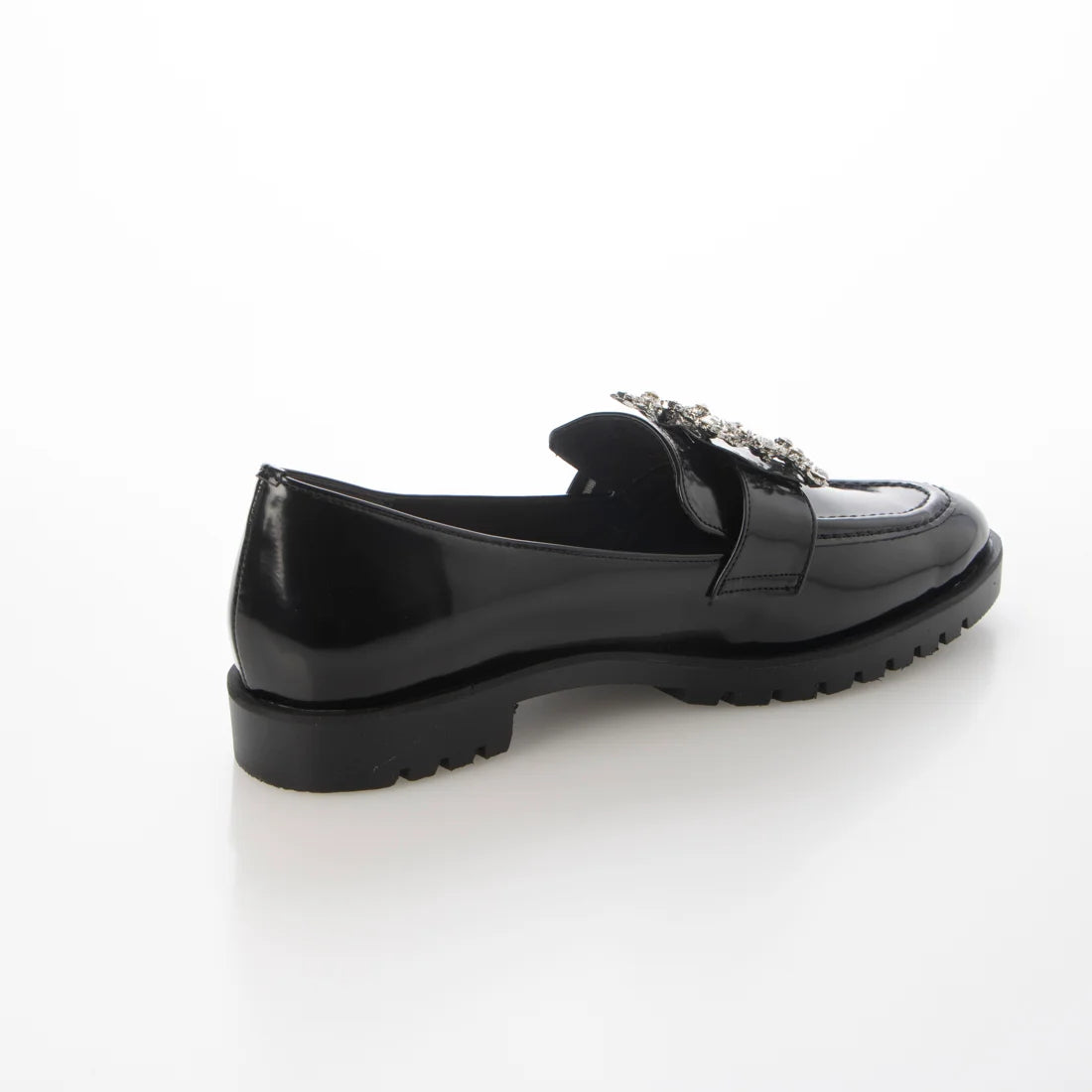日本製 Launa lea Bijou 搭扣厚底樂福鞋 (SP030) (Black)
