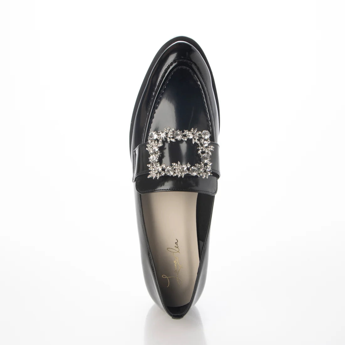 日本製 Launa lea Bijou 搭扣厚底樂福鞋 (SP030) (Black)