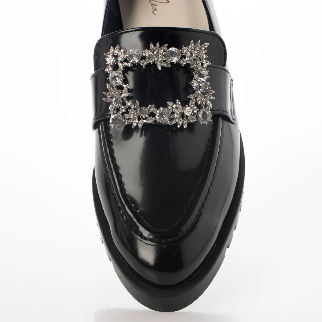 日本製 Launa lea Bijou 搭扣厚底樂福鞋 (SP030) (Black)