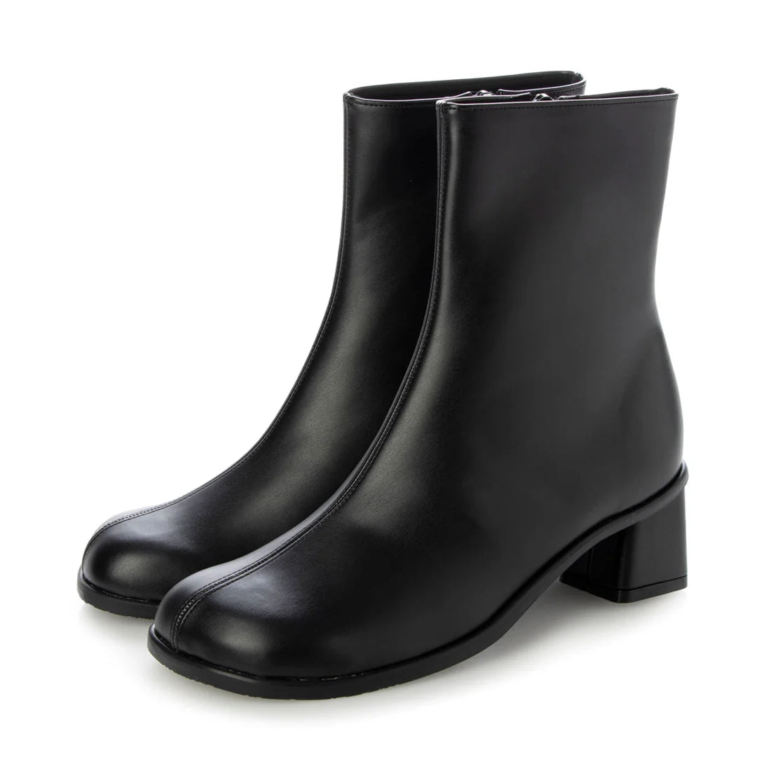 日本製 Launa lea 斜趾短靴 (550) (Black)