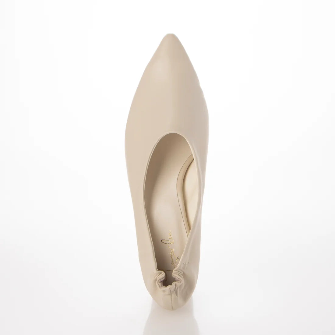 日本製Launa lea 尖頭粗跟淺口鞋 (540)(Ivory)