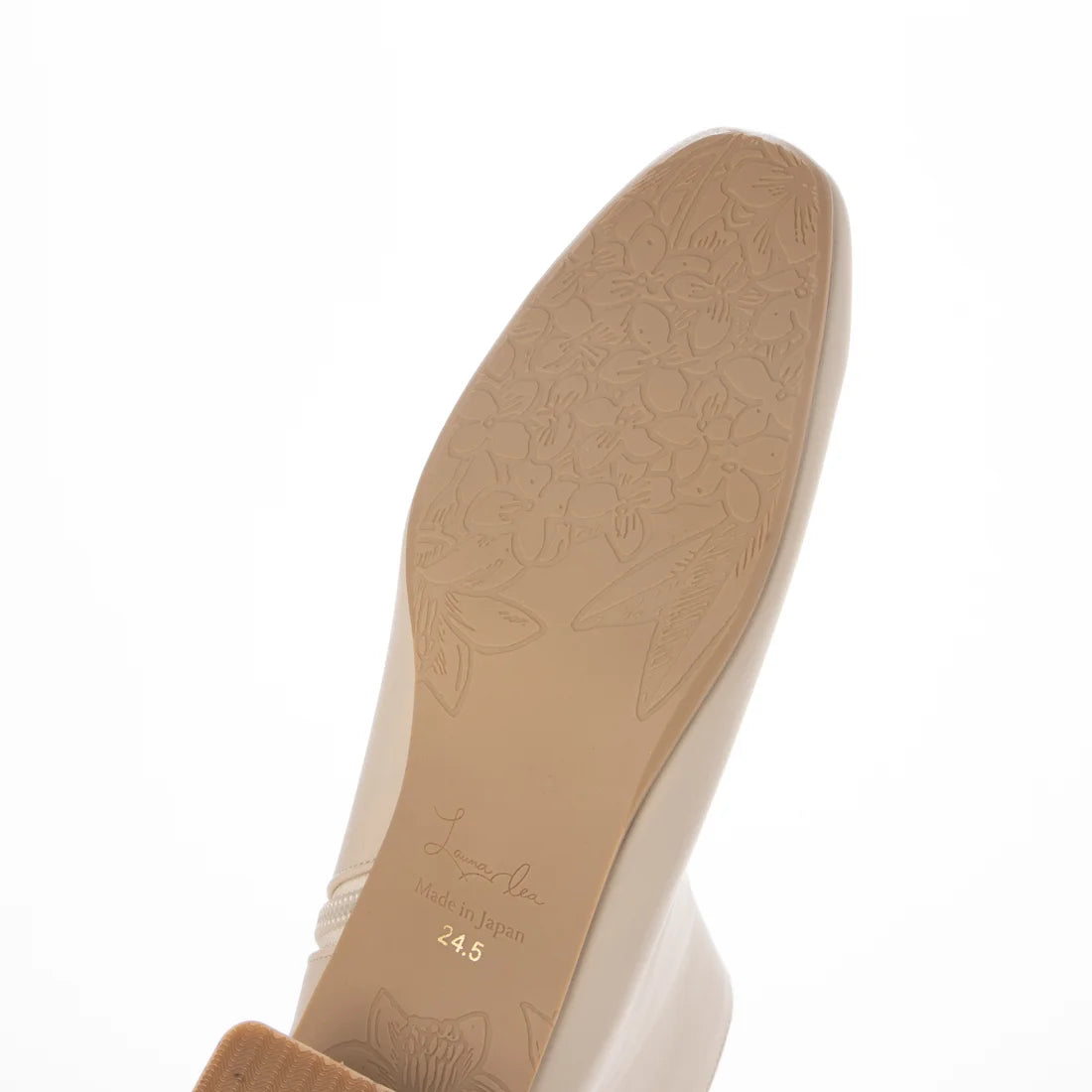 日本製Launa lea方頭短靴(549)(Ivory)