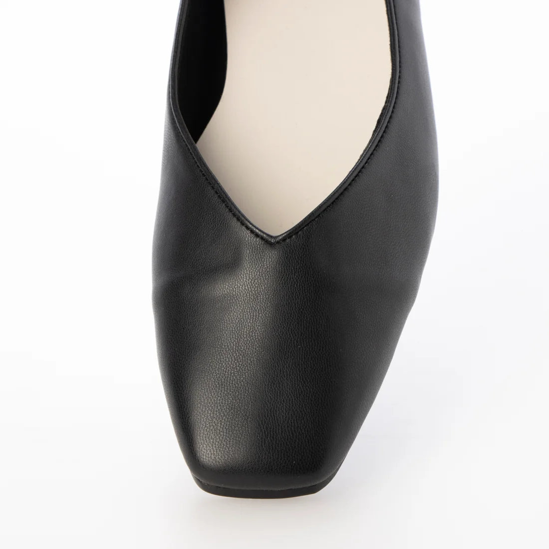 日本製 Launa Lea 方頭平底鞋 (558) (黑色 / Black)