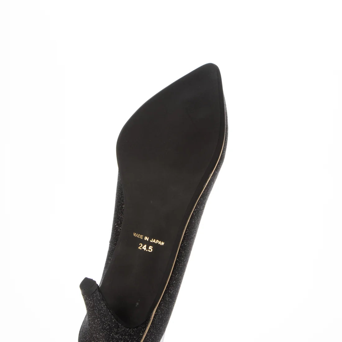 日本製 Launa Lea Rich 7cm Gold Line高跟鞋 (80001E) (黑色 Z/C / Black Z/C)