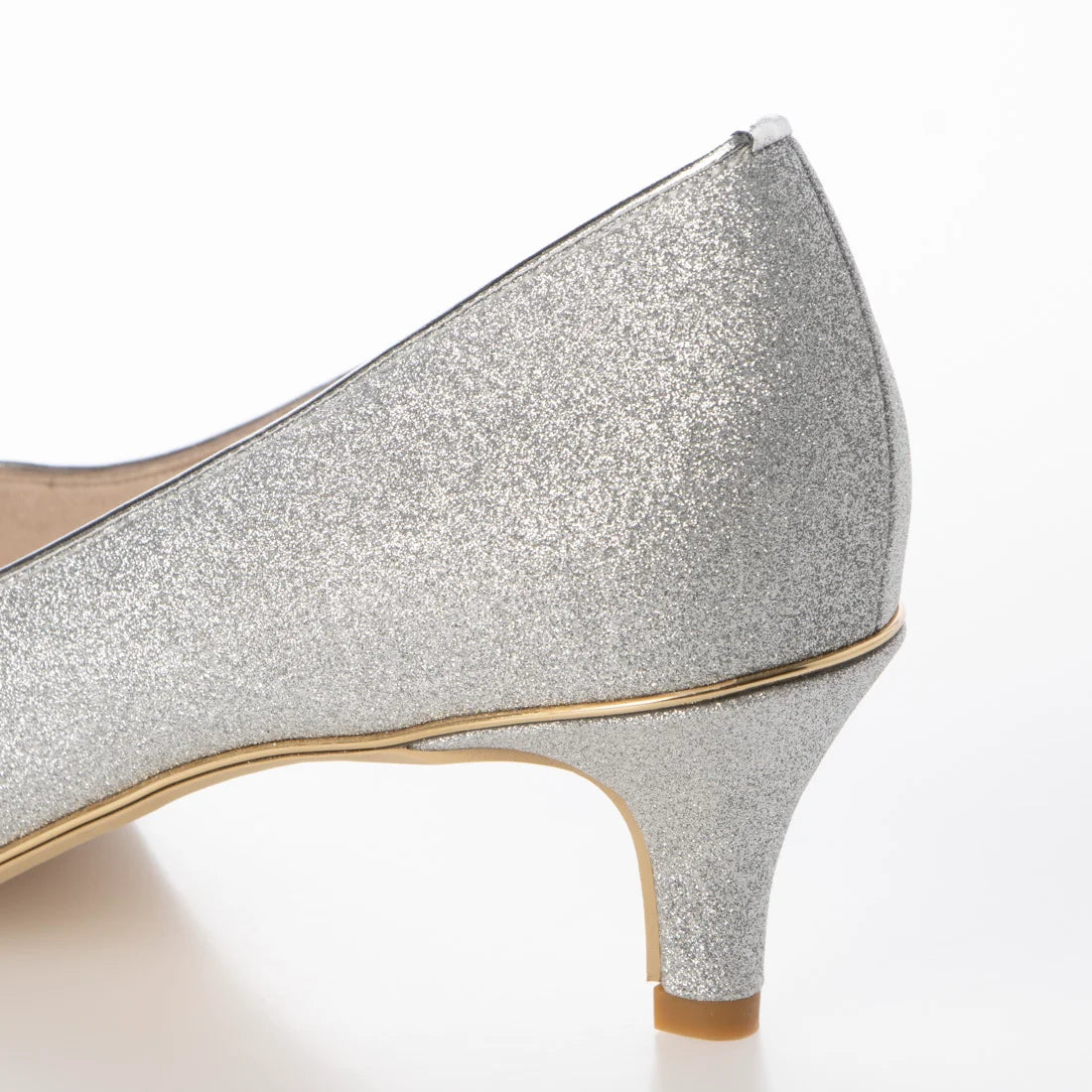 日本製 Launa Lea Rich 5cm Gold Line高跟鞋 (80009E) (銀色 Z/C / Silver Z/C)