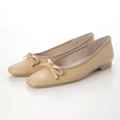 日本製 Launa lea 方頭芭蕾晴雨鞋 ( RB7002A ) (杏色/Beige)