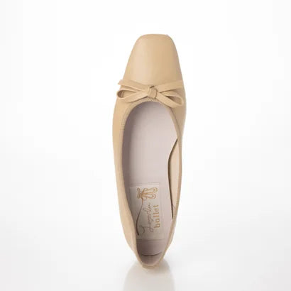 日本製 Launa lea 方頭芭蕾晴雨鞋 ( RB7002A ) (杏色/Beige)
