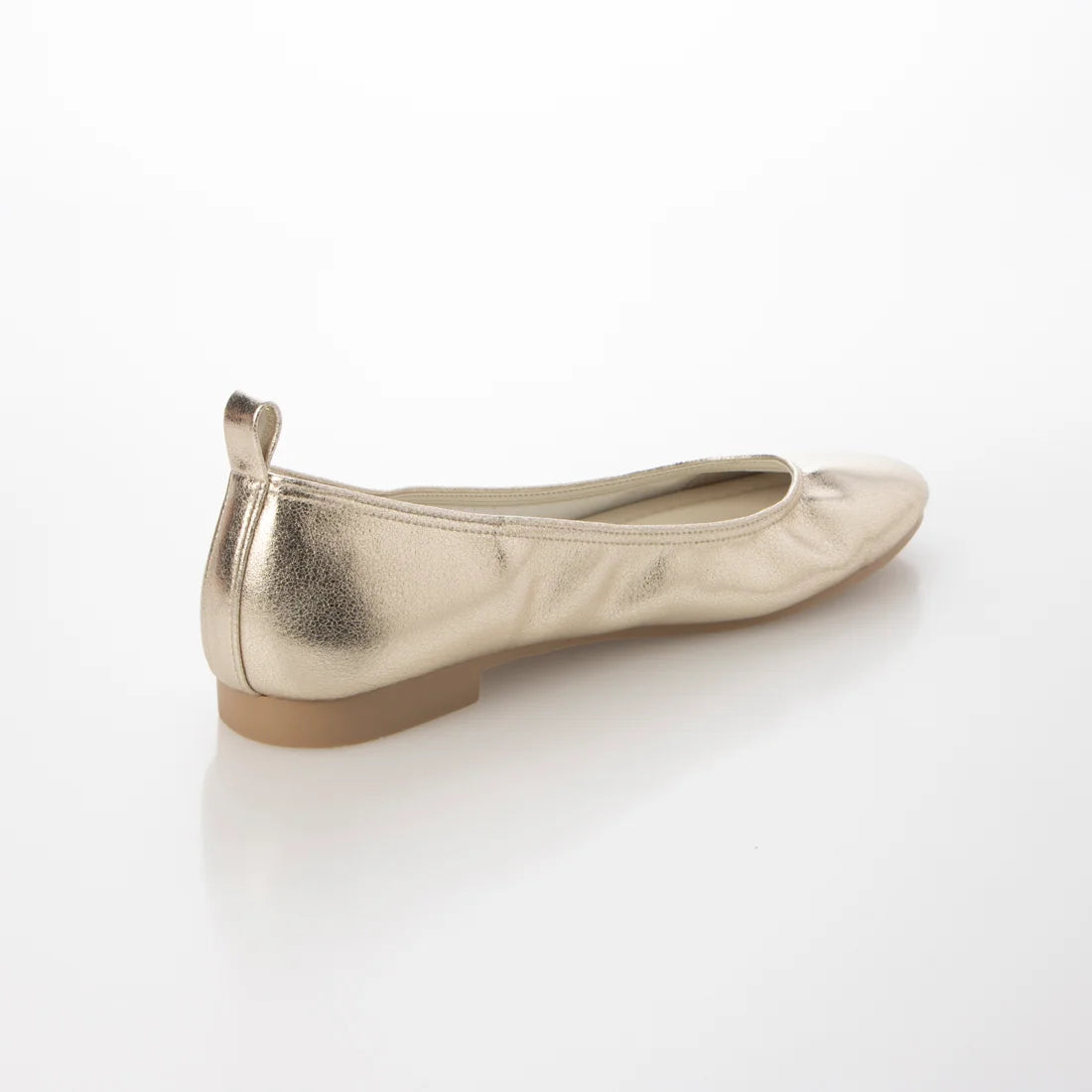 日本製 Launa lea ballet 金屬圓頭芭蕾舞鞋 (B3004) (Platinum)