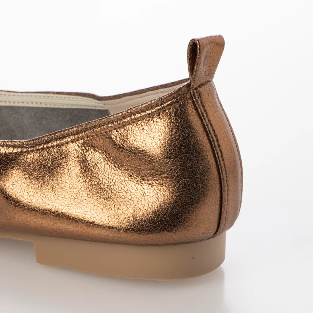 日本製 Launa lea ballet 金屬圓頭芭蕾舞鞋 (B3004)(Brown)
