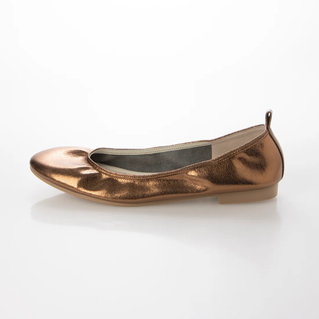 日本製 Launa lea ballet 金屬圓頭芭蕾舞鞋 (B3004)(Brown)