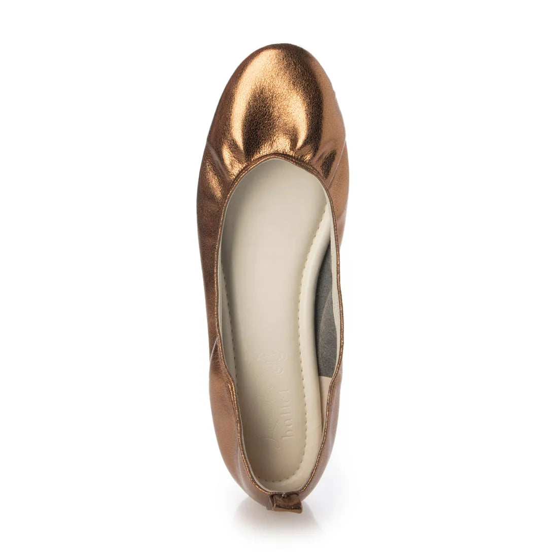 日本製 Launa lea ballet 金屬圓頭芭蕾舞鞋 (B3004)(Brown)
