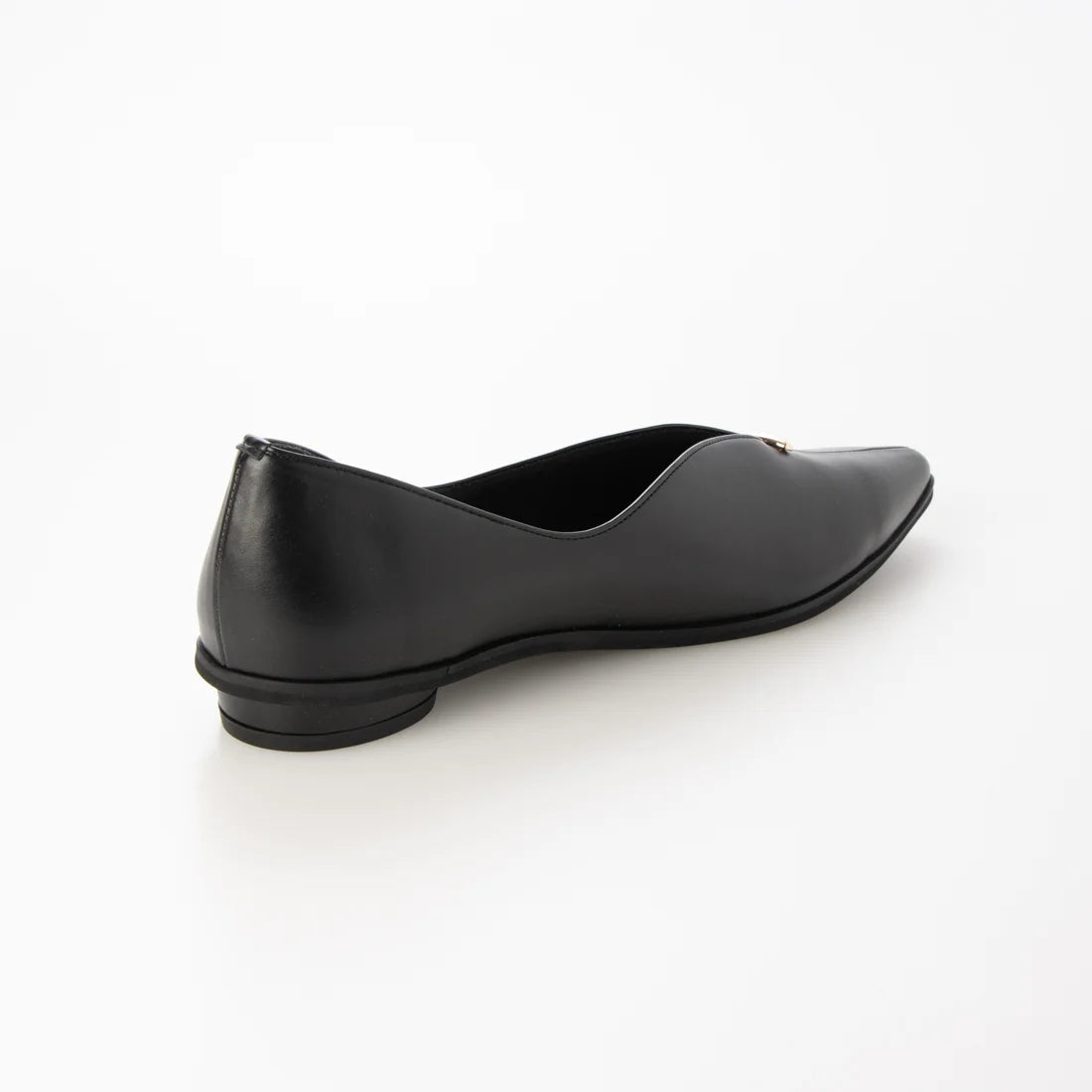 【新品預訂】日本製 Lauf Oletta  [All Weather] 全天候 蝴蝶剪裁小金屬扣平底鞋（LRP154 BLACK）(黑色)