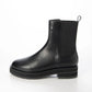 日本製 Launa Lea 側邊彈力厚底雨靴短靴 (R9018)(黑色／Black)