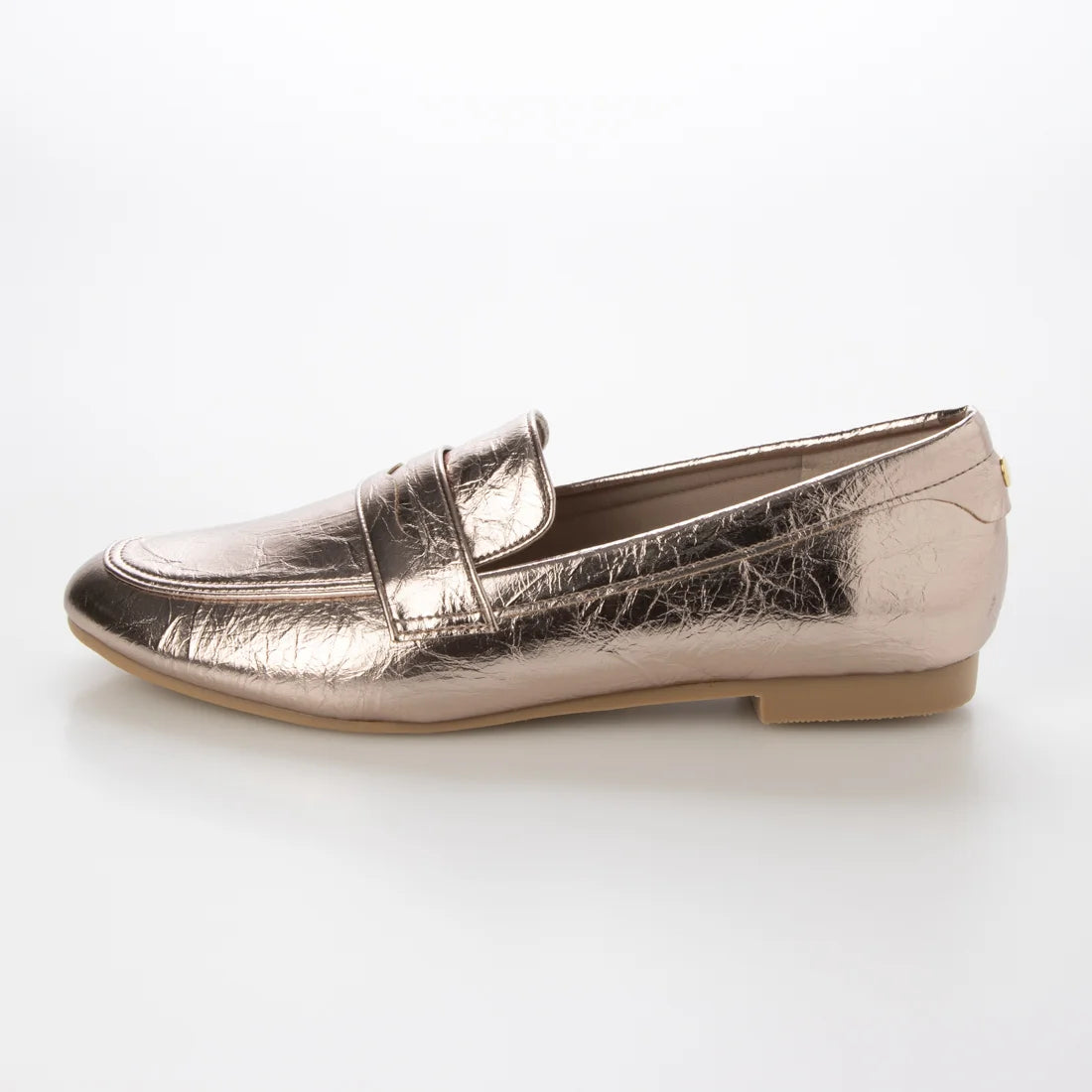 【新品預訂】日本製 潮牌Lucida 防水 粉金色 Alasia 基本款平底樂福鞋 (LC-104 PGD )