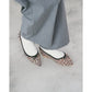 日本製【珍珠色調防水】Emma Francis真皮 尖頭平底芭蕾舞鞋(01b-L S328)(Leopard print leather suede)（レオパード柄 レザースエード）