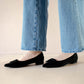 日本製 Launa lea 帶扣尖頭高跟鞋 (0459) Black
