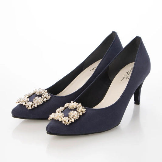 日本製 Launa lea Bijou 尖頭高跟鞋(0484) Blue