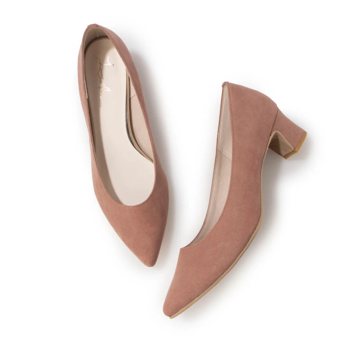 日本製 [23AW] Launa lea 厚跟淺口鞋 (0486)(PK beige S)