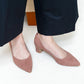日本製 [23AW] Launa lea 厚跟淺口鞋 (0486)(PK beige S)