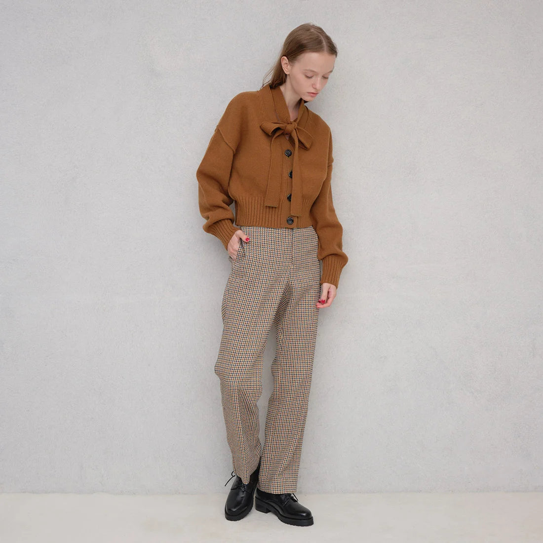 【新品現貨】 Launa lea 4.5cm踭優雅綁帶鞋 (SP036)(Black/ 黑色)