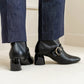 Launa lea Belt 方頭短靴 (0545)black