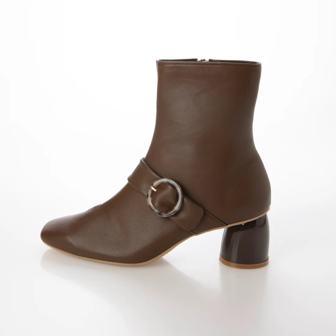 Launa lea Belt 方頭短靴 (0545)Camel