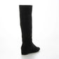 【新品預訂】Launa Lea 5cm內增高柔軟絨布長boot(S149)(黑色／Black S)