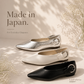 【新品預訂】日本製 Lauf Oletta  [All Weather] 全天候 可踩踭 柔軟大扣環V型平底鞋（LRP139 SILVER）