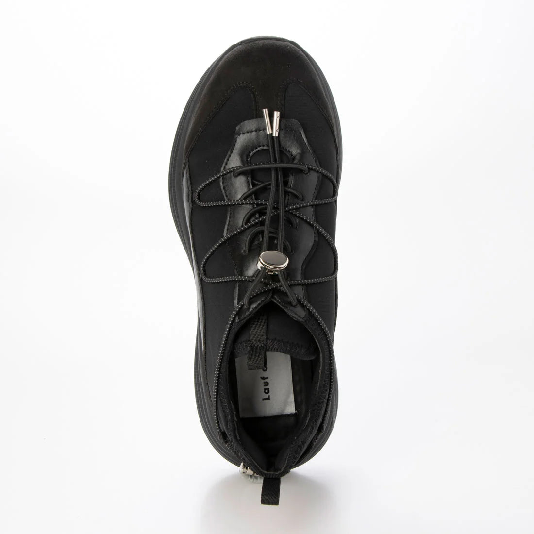【新品預訂】日本 Lauf Oletta 4.5cm 厚底軟彈性運動鞋 (L155 Black-Z)(黑色)