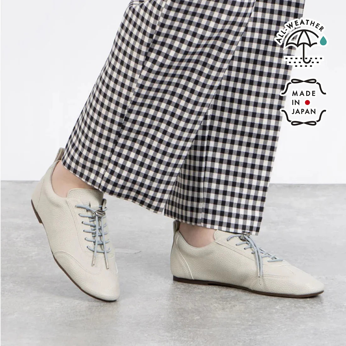 日本製 Lauf Oletta [All Weather] 全天候柔軟繫帶芭蕾鞋 (LRH105 GRAY) (灰色)