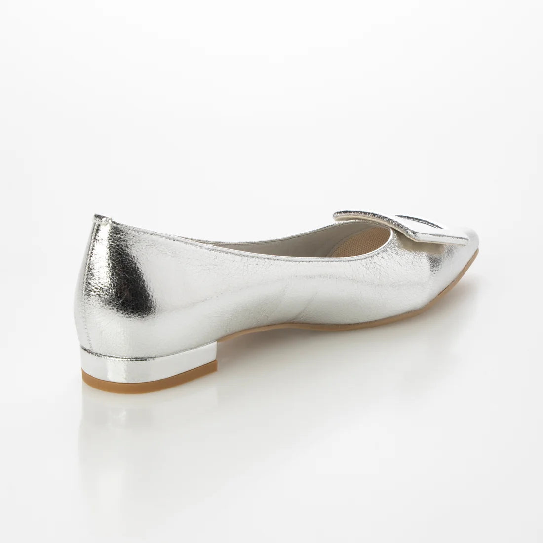 日本製 Launa lea 扣尖頭高跟鞋 (459A) (銀色 / Silver )