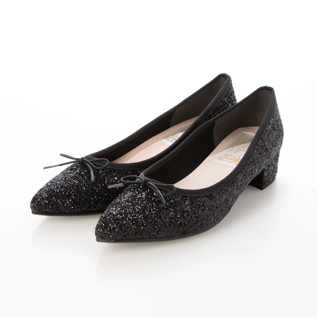 日本製 Launa Lea  3.5cm踭尖頭跟芭蕾高跟鞋 (B9601A) (黑色Z / Black Z)
