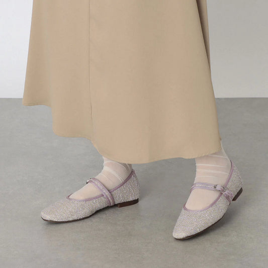 【新品預訂】日本製 Lauf Oletta 方頭織物材質瑪莉珍鞋 (LH115 ROSE-Z) (玫瑰色)
