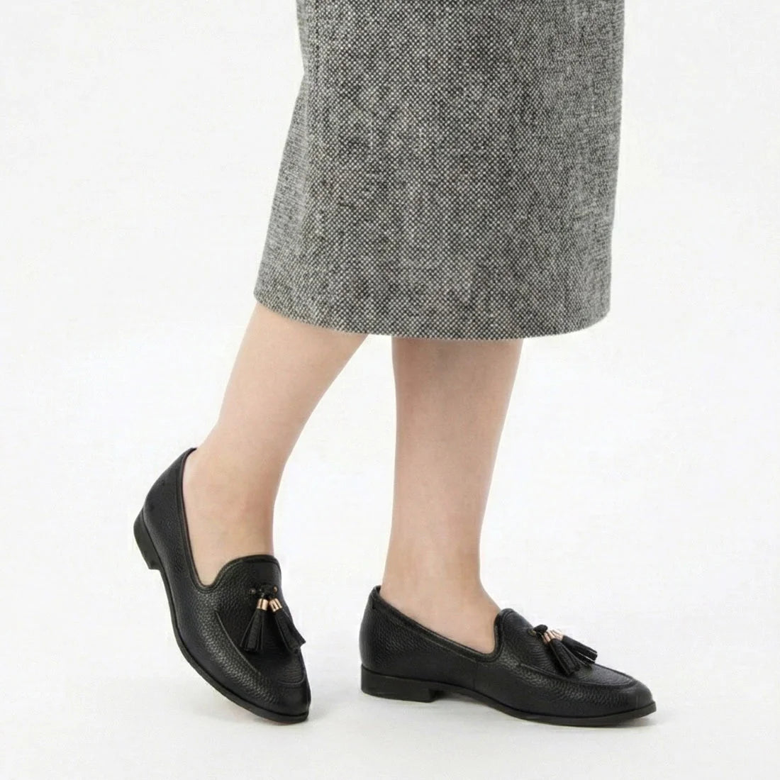 【新品預訂】日本製 Lauf Oletta [All Weather] 軟流蘇樂福鞋（LRP145 BLACK) (黑色)