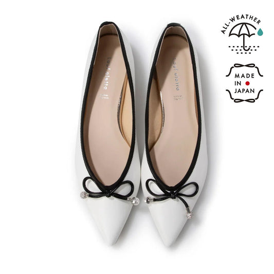 日本製 Lauf Oletta [All Weather] 全天候尖頭珍珠芭蕾舞鞋 (LRH101 White/C) (白色)