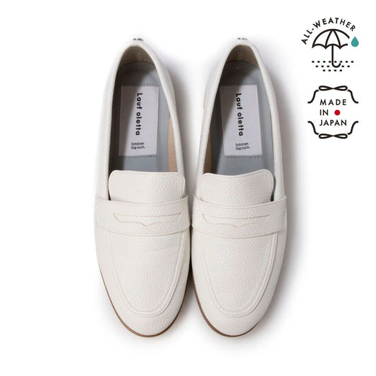 日本製 Lauf Oletta [All Weather] 全天候柔軟便士樂福鞋 (LRH104W WHITE) (白色)