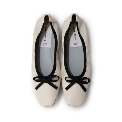 日本製 Lauf Oletta [All Weather] 全天候柔軟無縫一體式褶皺芭蕾舞鞋 (LRH109 WHITE/C) (白色)
