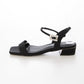 日本製 Lauf Oletta 3cm 串珠方形涼鞋 (L117 Black-Z) (黑色)